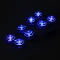POSSBAY 8 Pcs LED Blue Light Car Glow Underbody System Neon Lights Night Decoration External Lamp Bulbs. 