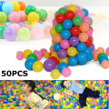 TrendBox 50 Ball Pit Balls Bright Colors Ocean Ball Soft Plastic Balls for Babies Kids Children - 2.2 inches. 