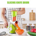 High Quality Manual Round Tabletop Drum Grater Slicer Cutter Grinder Vegetable Meat. 