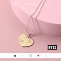 【BestGO】1pc KPOP BT21 BTS Necklace Pendant Signature Chain Accessories for Women Girl Cartoon TATA CHIMMY KOYA Kim Tae Hyung Seok Jin JiMin Jung Kook Fans Necklace Jewelry Gift. 