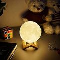 15CM Non-Rechargeable LED Moon Lamp with Touch Sensor Night Light Multi Colors For Home Bedroom Gift Non Rechargeable Lamp. 