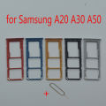 SIM Card Tray Slot For Samsung Galaxy A20 A30 A50 A205 A305 A505 Phone Micro SD Card Adapter Holder Accessories. 