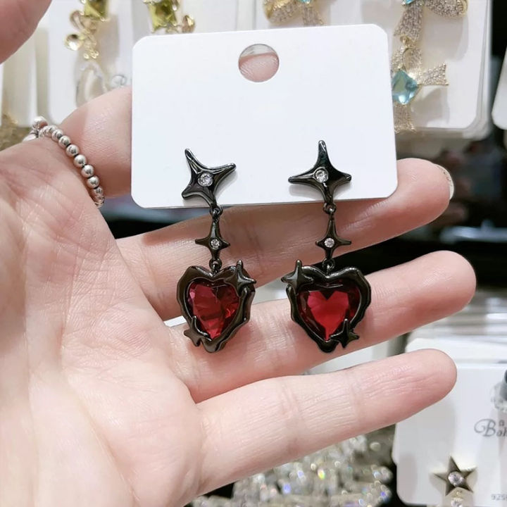 Gothic%20Star%20Sutd%20Earring%20Dark%20Red%20Heart%20Drop%20Zircon%20Earrings%20Y2K%20Cross%20Love%20Stone%20Pendant%20Earring%20Irregular%20Crystal%20Aesthetic%20Egirl%20Accessories%20-%20Image%206