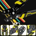 Multifunctional Crimping Wire Stripper Wire Pliers Crimping Tool Snap Ring Terminal Tubular Terminal Crimping Pliers Wire Tool. 