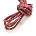 Multi Color Cotton Waxed Round Cord String Dress Shoe Laces 90cm 1 Pair. 