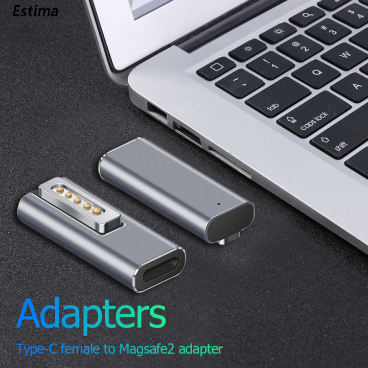 3x Adaptateurs Magnétiques Type-C 5 Broches - Cache Anti-Poussière, Compatible Charge Rapide Et Transfert Données