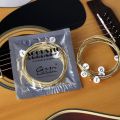 6Pcs/Set Universal Acoustic Guitar String Brass Hexagonal Steel Core Strings For Musical Instruments Guitars Strings Guitar Part. 