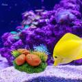Aquarium Rock Decoration Stone Hideout Cave Crafts Tank Ornament for Table Living Room Yellow. 