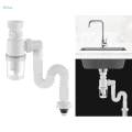 Universal Sink Drain Pipe Flexible for Bathroom Wash Basin Sink 45mm. 