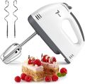 7-Speed Electric Hand Mixer with Whisk, Hand Mixer Electric, Lightweight Powerful Handheld Electric Hand Mixer Stainless Steel Egg Whisk with 2 Dough Hooks & 2 Beaters for Cake, Cooking, Baking, Dessert - Good Quality. 