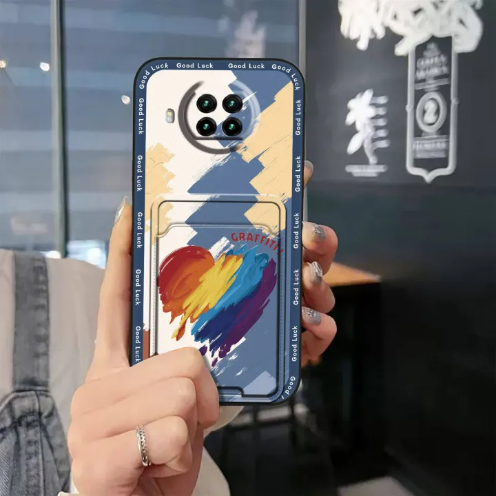 Waterproof%20Fashion%20Design%20Phone%20Case%20For%20Xiaomi%2010T%20Lite/Redmi%20Note9%20PRO%205G/10i%20protective%20Card%20slot%20Silicone%20Durable%20-%20Image%204