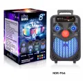 NDR P44 P55 P66 Outdoor Karaoke Parlantes 8 inch Trolley Party Portable Bluetooth Speaker With Led Display Woofer Speaker | INeedz NDR P55. 