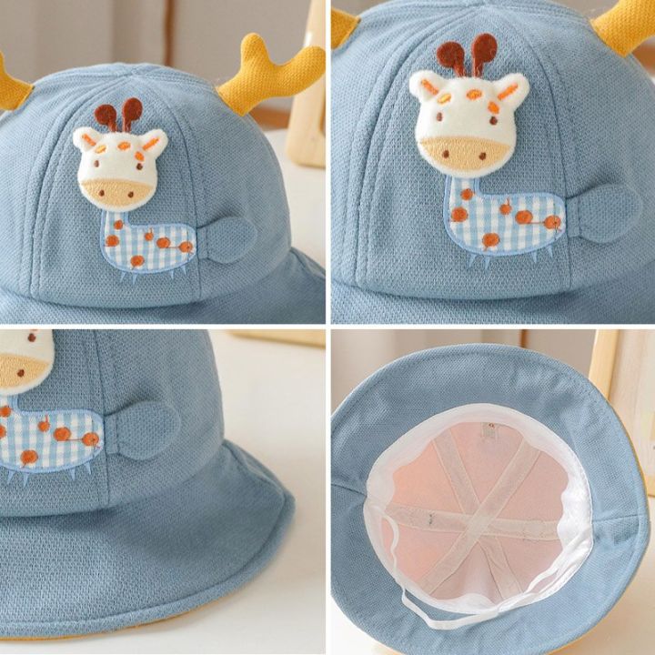 Cute%20Cartoon%20Baby%20Bucket%20Caps%20for%20Boys%20Girls%20Solid%20Color%20Infant%20Fisherman%20Hats%20Spring%20Summer%20Toddler%20Kids%20Sun%20Hat%2010-24M%20-%20Image%205