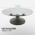 High Quality 12 inch full Stainless Steel Cake Decorating Turntable. 