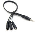 3.5mm 3 Way Port Aux Multi Headphone Earphone Audio Splitter Adapter 3.5mm Jack Hub Spliter Cable Extender 1 Male To 3 Female. 