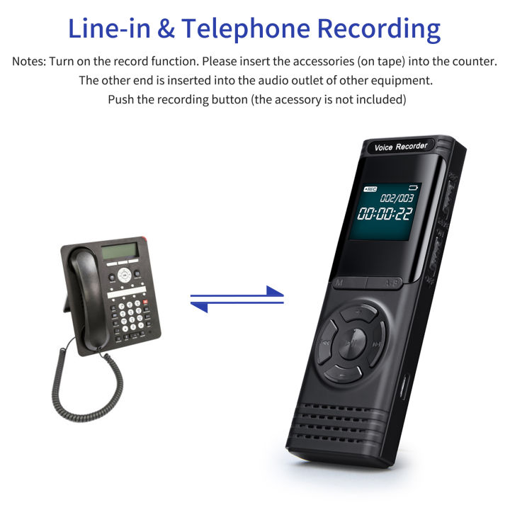 32GB%20Digital%20Voice%20Recorder%20Voice%20Activated%20Recorder%20Dictaphone%20MP3%20Player%20HD%20Recording%2013%20Continuous%20Recording%20Line-In%20Function%20for%20Meeting%20Lecture%20Interview%20Class%20MP3%20Record%20-%20Image%203