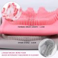Dish 2 Gloves Magic Silicone Kitchen Tool 1 Cleaning Dropshipping Washing Dishwashing Scrubber In Rubber Sponge Housekeeping(Purple 1 Pair_33X12Cm). 