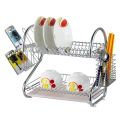 2 Layer Stainless Dish Rack. 