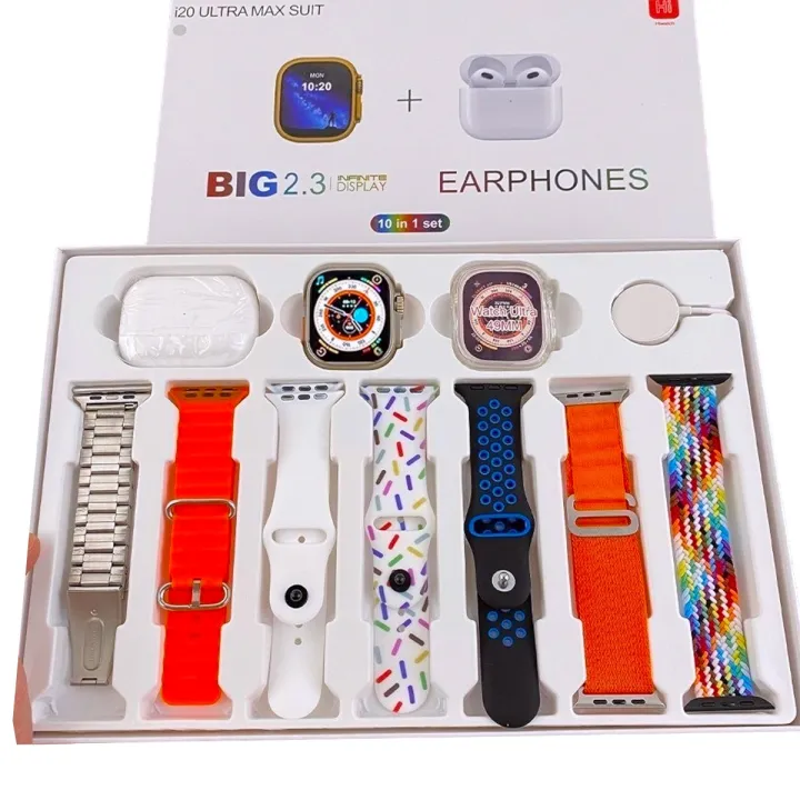 Hiwatch%20i20%20Ultra%202%20,%203%20MAX%20Suit%20SmartWatch%20+%20Airpods%20Pro%20with%20Transparent%20Screen%20Guard%20Watch%20with%20Seven%20Decorated%20Straps%20-%20Image%208