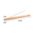 Bamboo Board Wood Incense Stick Holder 23cm Line Incense Burner Wooden Crafts Sandalwood Coil Base Home Decoration. 