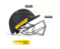 MASURI C-LINE STEEL SENIOR CRICKET HELMET. 