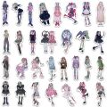 NEW 60/123PCS Y2K Domi Lolita Girls Gothic Pink Stickers Cute Anime Aesthetic Decals Phone Case Laptop Stationery Car Toy Sticker. 