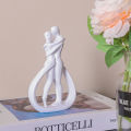 Modern Abstract Hugging Couple Statue Home Decoration Figure Sculptures & Figurines For Interior Aesthetic Living Room Ornaments ZHANGBEI. 