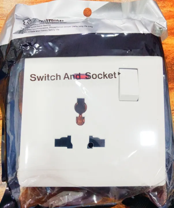 UNIVERSAL WALL SOCKET OUTLET [6A MAX] | Daraz.lk
