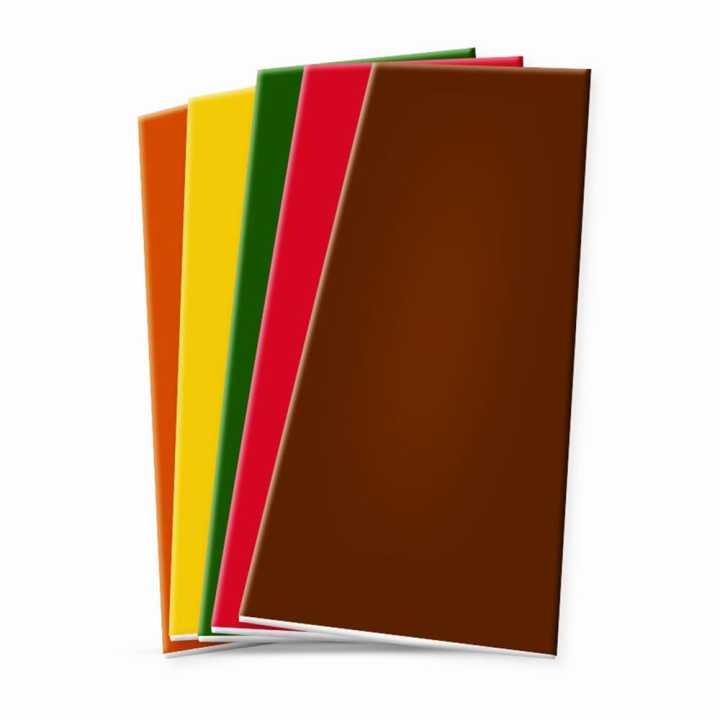Richard Varnish Paper (Good Quality) - 50 Sheets - Brown