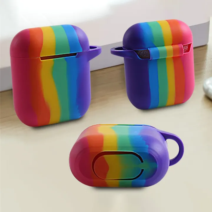 earphone%20case%20for%20airpods%20case%20rainbow%20silicone%20cover%20for%20airpods%20pro%203%20with%20keychain%20earphone%20accessories%20colorful%202020%20newest%20-%20Image%207