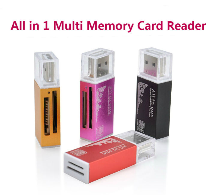 【READY STOCK】All in 1 Multi Memory Card Reader USB 2.0 for Micro SD ...