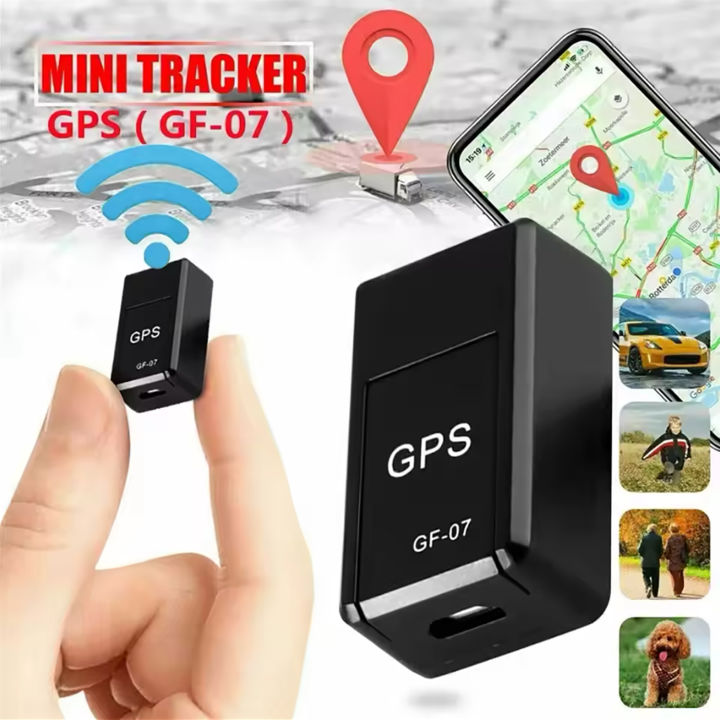 GPS GF07 Magnetic Mini Car GPS Real Time Tracking Locator Device ...