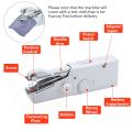 Handheld Sewing Machine with Extra Bobbins, MSDADA Portable Electric Stitch Cordless Sewing Machine with Extra Bobbin, Needle for Curtains, Fabric, Kids Cloth, Crafts and Home Travel. 