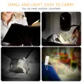 LED USB Rechargeable Book Light Reading Light Eye Protection Night Light Portable Clip Desk Light Bookmark Read Light Night Lamp 1Pcs. 