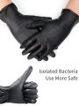 1/2Pcs Thickened Black Kitchen Protective Gloves Disposable PVC Gloves Waterproof Food Grade Gloves Kitchen Cleaning Gloves. 
