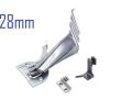 Sewing Machine Binding / Piping Folder Set with Foot & Feedog (28mm). 