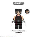 G0176 Marvel X-Men Wolverine Anime Building Blocks Deadpool Gambit Kimiko Action Figure Accessories Models Bricks Toys For Kids 8pcs/set. 
