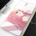 Large Anime Mouse Pad Darling in the FranXX 02 Gaming Mousepad Big Mouse Mat Zero Two XXL 900x400mm HD Print Keyboard Pads. 