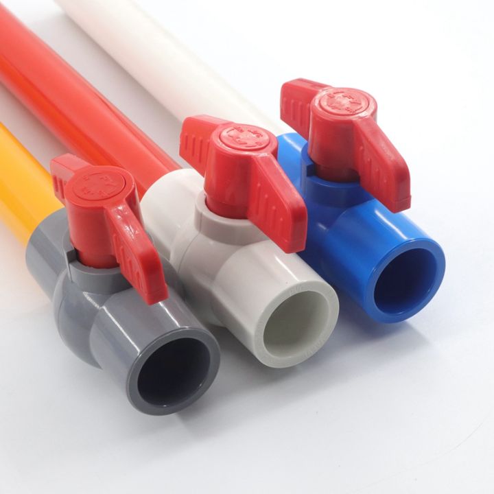 1pcs 20~110mm Pvc Valve Aquarium Fish Water Fittings Garden Irrigation System Water Connector Pvc Valve