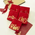 Breathable Birth Year Pure Cotton Festive Bright Red Underwear Women's Underwear Women's Mid-Waist Women's Briefs Printed Green Middle-Aged. 