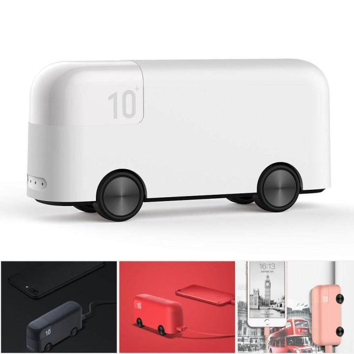 Portable 10000mAh Cute London Bus Power Bank 10000mAh Charger Fast Charging for IPhone and Other Android Mobile Phones