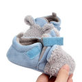 Cartoon Bear Baby Shoes - Warm Winter Velvet Shoes. 