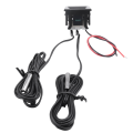 Dual Red LED Digital Display Thermometer Waterproof Temperature Sensor 0.56 Inch. 