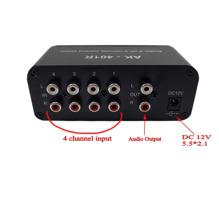 -401r%20Remote%20Control%204%20Output%201%20Input%20Rca%20Audio%20Distributor%20Selector%20Source%20Switcher%20Tone%20Volume%20For%20Amplifier%20Board%20-%20Image%202