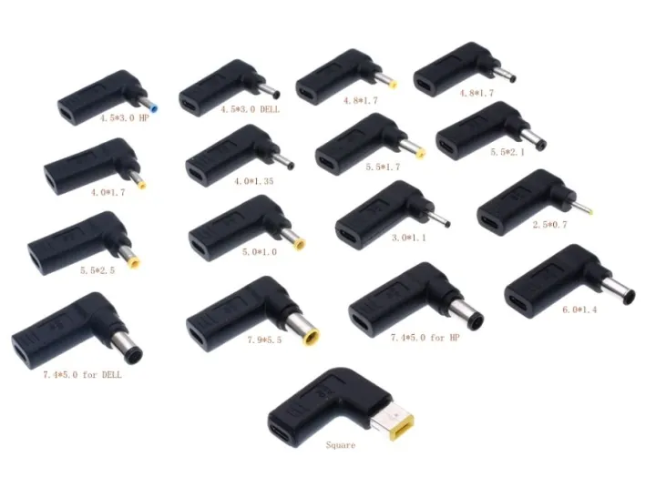 BUSB%203.1%20Type%20C%20USB-C%20to%20Rectangle%20DC%20Plug%205.5mm%204.0mm%207.4mm%20Adapter%20PD%2090%20Degree%20Angled%20for%20Laptop%20Tablet%20-%20Image%204