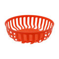 BREATHABLE PLASTIC ROUND FRUIT STORAGE BASKET - For Home Kitchen Dining Room Table. 