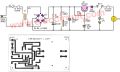 12V emergency light circuit using D313 and Charge Controller of SLA Lead Acid Battery PCB Board Only Production Diy Kit. 