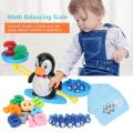 Match Balancing Scale Children Number Add Subtr tion Game Kids Educational Math Board. 