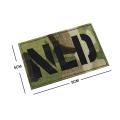 NLD Netherlands Flag Infrared Reflective IR Patch Badge Holland DSI PRAEPARATUS ESTO Emblem Dutch Tactical Armband. 