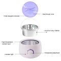 Wax Warmer, Portable Electric Hair Removal Kit for Facial &Bikini Area& Armpit- Melting Pot Hot Wax Heater Accessories Total Body Waxing Spa or Self-waxing Spa in Home for Girls & Women & Men. 